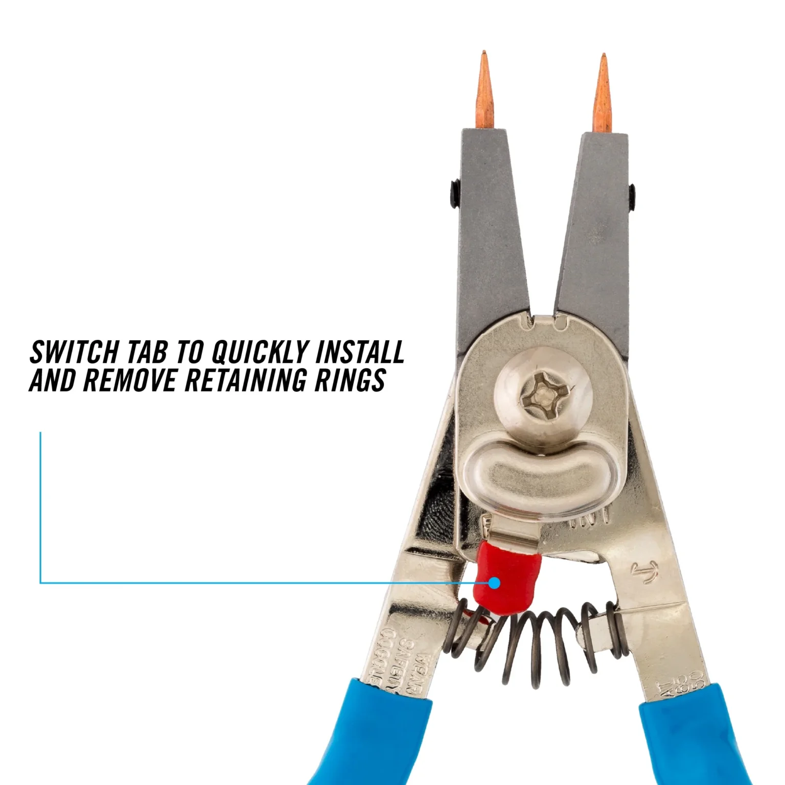 CHANNELLOCK 6-inch Convertible Retaining Ring Pliers, Ideal for Snap ...