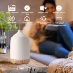 DAYBETTER Essential Oil Diffuser, Mother's Day Gifts 250ML Ceramic Aroma Humidifiers with 7 Colors Lights, 3 Mist Mode and Waterless Auto Shut-Off for Large Room Car - Image 2