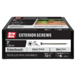 Grip-Rite Primeguard Ten #8 x 3 in. Wood to Wood Deck Screw 1 lb.