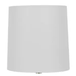 Mainstays 12.75 Inch White Ball Table Lamp with White Linen Shade - Image 5