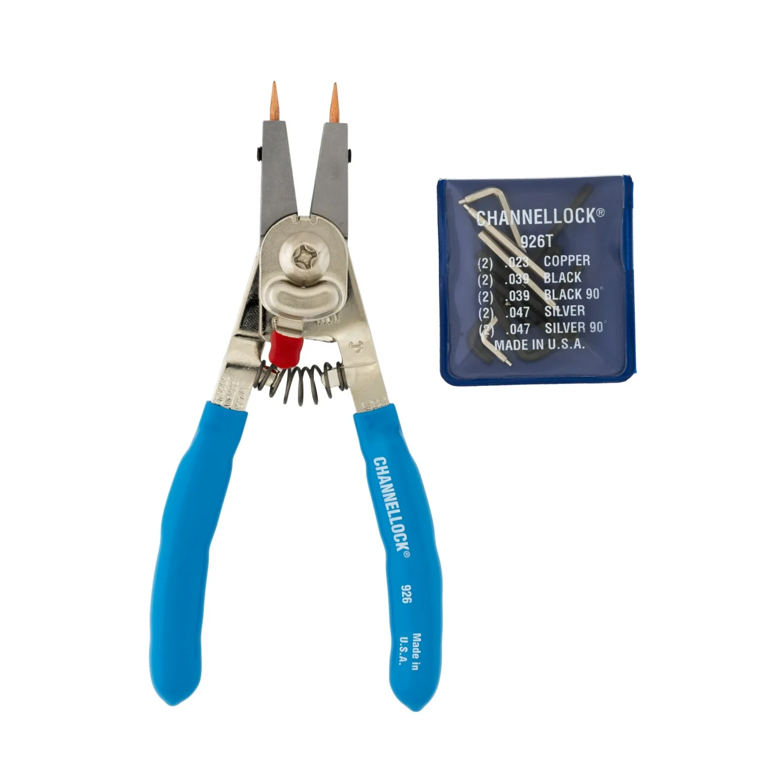 CHANNELLOCK 6-inch Convertible Retaining Ring Pliers, Ideal for Snap ...
